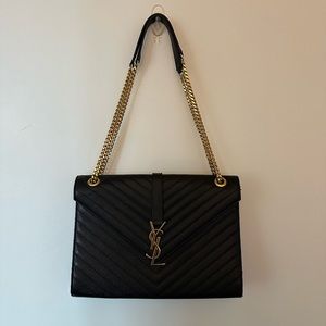 YSL large envelope monogram bag - mint condition